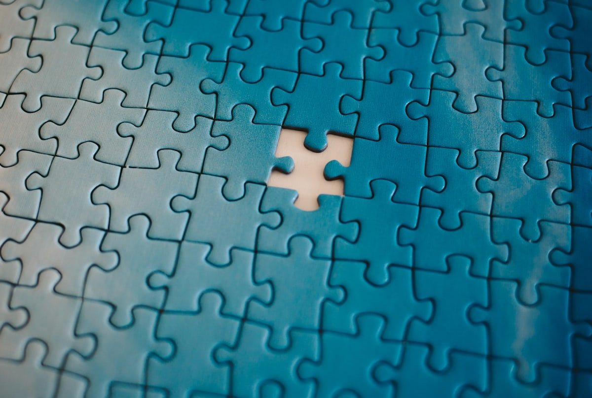 Jigsaw puzzle in progress for a cozy night in